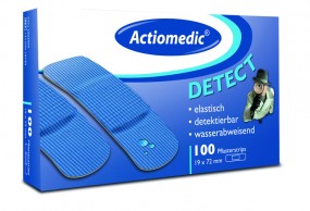 Actiomedic® DETECT wasserabw. Pflaster Strips, 19 x 72, 100er Pack